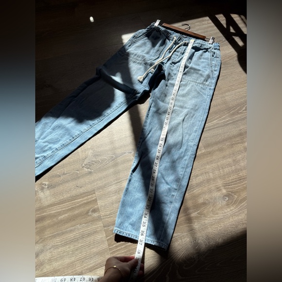J. Crew Light Blue jogger Jeans with Drawstring-size 25 - Picture 5 of 12